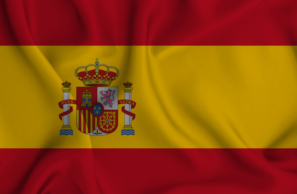waving flag of Spain